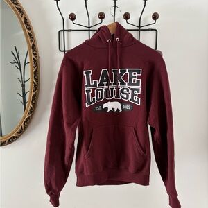 Champion Maroon Lake Louise Graphic Hoodie